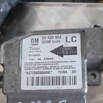 Opel Corsa C Air Bag Control Module 24439954