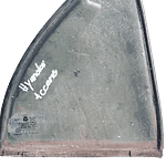 1996 Hyundai Accent Right Rear Quarter Glass