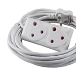 Target 15M Extension Cord. 16A, 250v. 2 Way Multiplug.