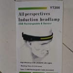 LED Headlight Lightweight Silicone XPE COB Headlamp for Fishing Camping