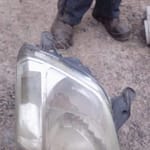 2008 Isuzu KB Right Headlight - Used