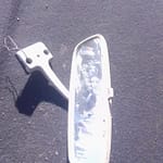 Honda Ballade Rear View Mirror - Used
