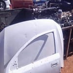 2004 Opel Astra Left Front Door Shell - Used