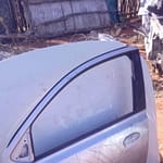 2013 Datsun Go Left Front Door Shell - Used