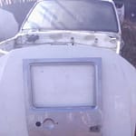2014 Jeep Wrangler Right Rear Door Shell - Used
