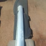 2012 Mercedes W204 Left Side Skirt - Used