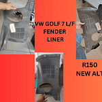 VW Golf 7 Left Front Fender Liner