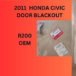 2011 Honda Civic Door Black Out