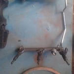 Used Mercedes Benz V6 Injectors with Rail for W204 M274