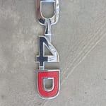 New OEM Toyota Hilux D4D Badge/Emblem - Genuine Replacement
