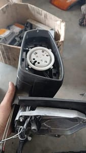 VW Polo 6 Left Door Mirror No Glass