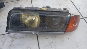 BMW E36 Left Headlight - High-Quality Used Part for Quick Replacement