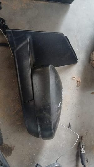 VW Polo 6 Left Door Mirror No Glass