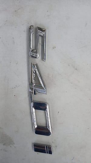 Used BMW 540i Badge/Emblem - Genuine Replacement for Premium Look